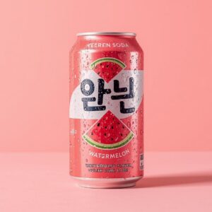 Refresco con gas sabor sandía