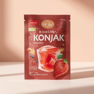 Gelatina Konjak baja en calorías
