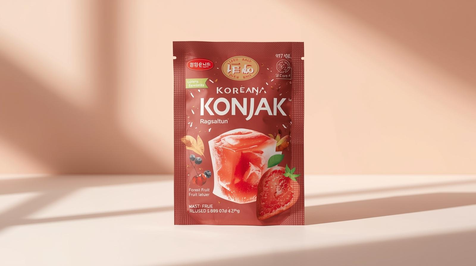Gelatina Konjak baja en calorías